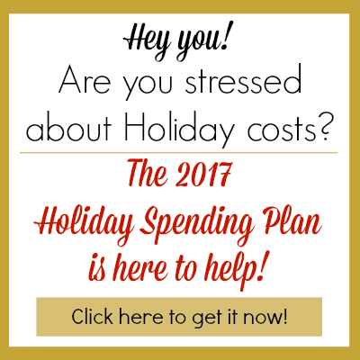 2017 Holiday Spending Plan