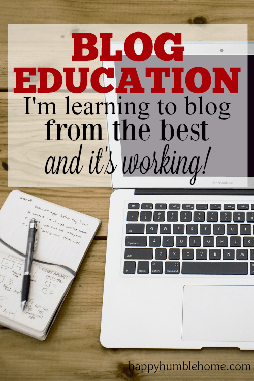 Blog Education: Learning to blog from the best and it's working! This was so helpful to me! So many great ideas about how to blog and make money! 