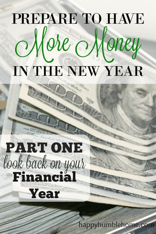 Prepare to have More Money in the New Year, Part One: Look Back on your Financial Year - Reflect on the money choices you made this year so you can actually HAVE MORE MONEY next year! 