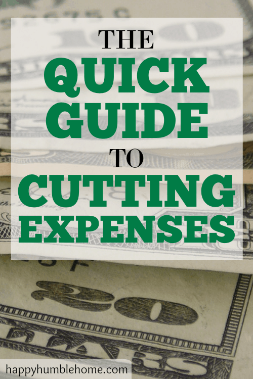 A Beginner's Guide to Cutting Expenses - This Quick Guide will give you all the info you need to Cut Expenses right now! I saved so much money by doing this - You have to try it!