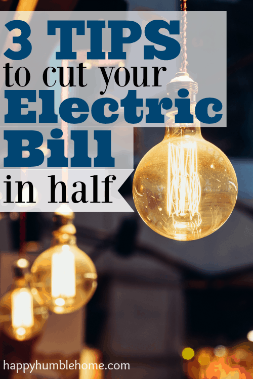 3 Tips to Cut Your Electric Bill in Half! I tried these ideas and saved so much money on my electric bill!!! You have to try this! 