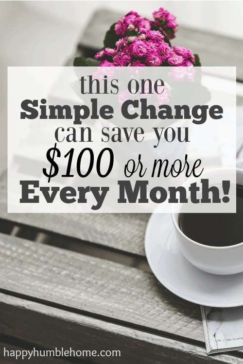 This one simple change can save you $100 or more every month! I did this and now I am saving so much time and money every single day!!! This one simple change can save you $100 or more every month! I did this and now I am saving so much time and money every single day!!!