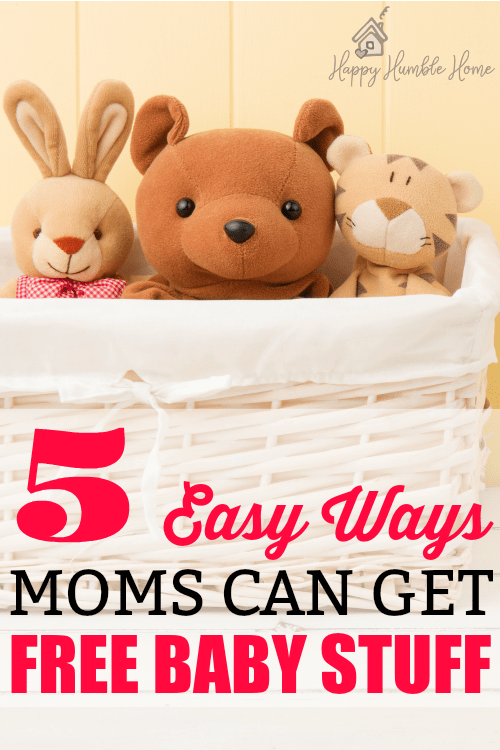 5 Easy Ways Moms can get Free Baby Stuff - I had no idea you could I could get so much free stuff for my baby!! #1 is my favorite! I ended up with boxes of free stuff! 