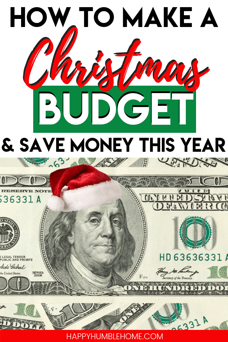 How to make a Christmas Budget and Save Money this year - A Step-by-Step guide to creating a Christmas Budget for a debt-free Christmas. Money Saving tips and Frugal Ideas so you can afford the holidays stress-free! How to make a Christmas Budget and Save Money this year - A Step-by-Step guide to creating a Christmas Budget for a debt-free Christmas. Money Saving tips and Frugal Ideas so you can afford the holidays stress-free!