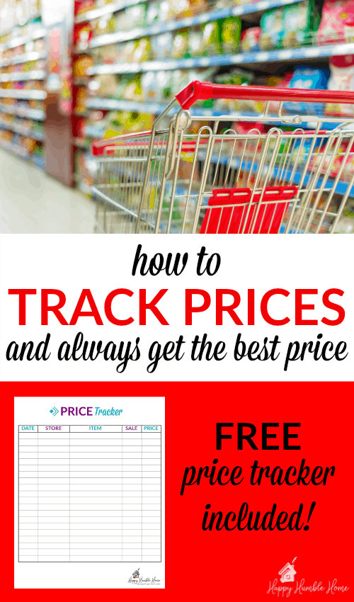 How to Track Prices and always get the best price - Wow! I thought I know how much things cost, then I started doing this! I am saving so much money just by knowing when things are really a good deal! Great printable!!