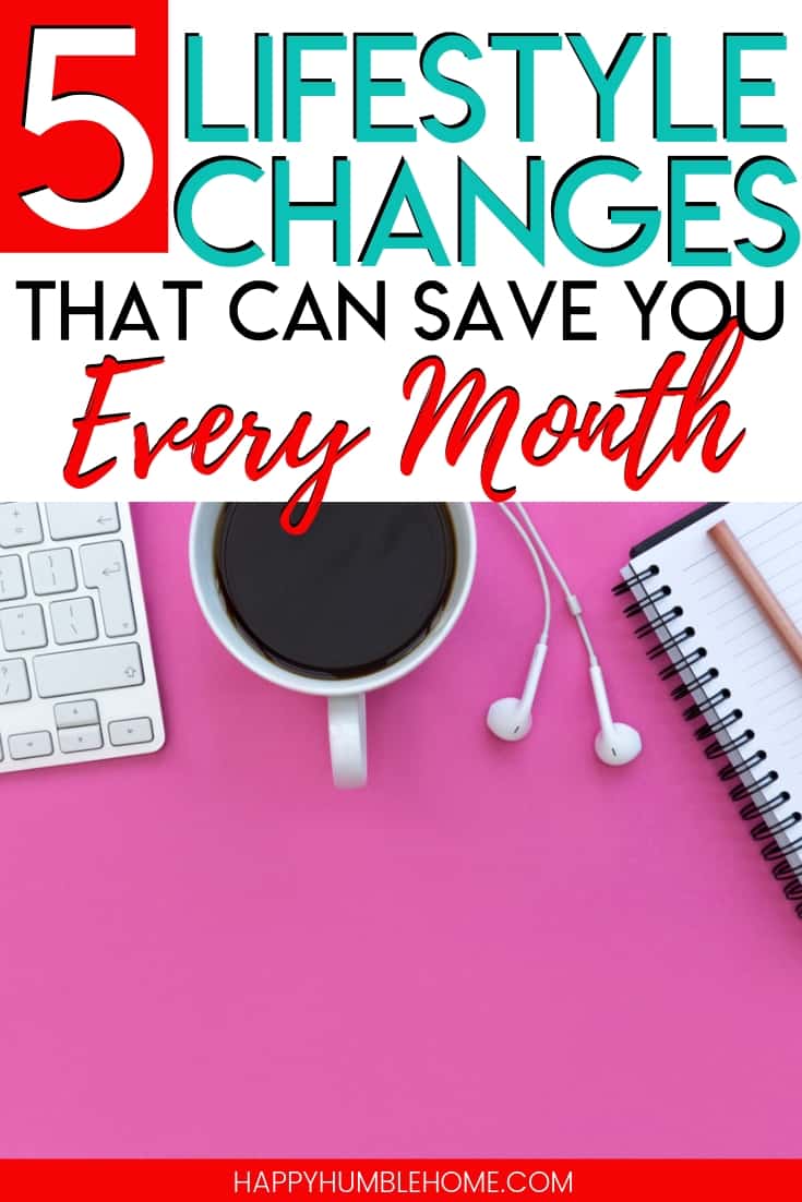 5 Changes that will save you money every month - These frugal living tips will save you money every single month! These are simple swaps that anyone can make! What could you do with an extra $100 or more every month? That's 1200 a year! 5 Changes that will save you money every month - These frugal living tips will save you money every single month! These are simple swaps that anyone can make! What could you do with an extra $100 or more every month? That's 1200 a year!