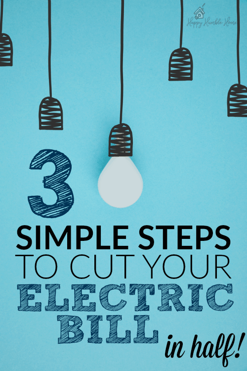 cut your electric bill in half