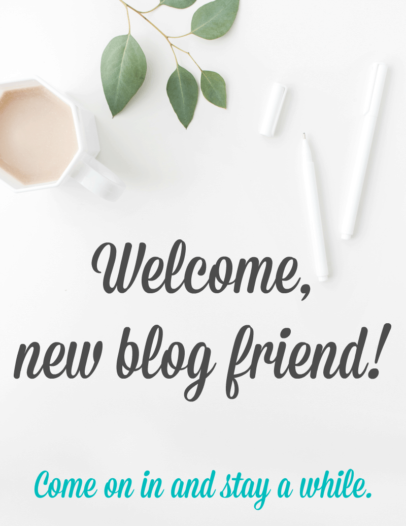 Welcome New Blog Friend!