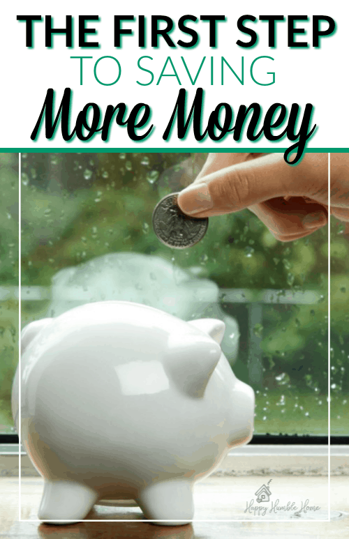 The First Step to Saving More Money - How to set solid goals for your money that will lead you to save so much more!