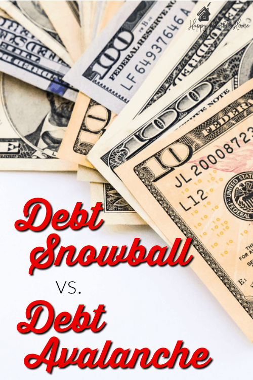 The Debt Snowball vs. the Debt Avalanche - Everything you need to know to decide which method will help you pay off your debt and get out of debt for good.