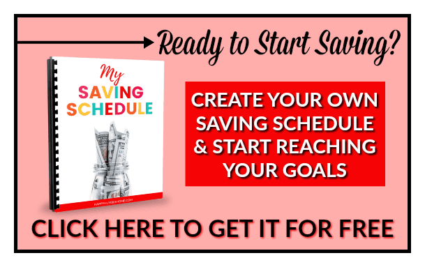 Grab your FREE Saving Schedule here
