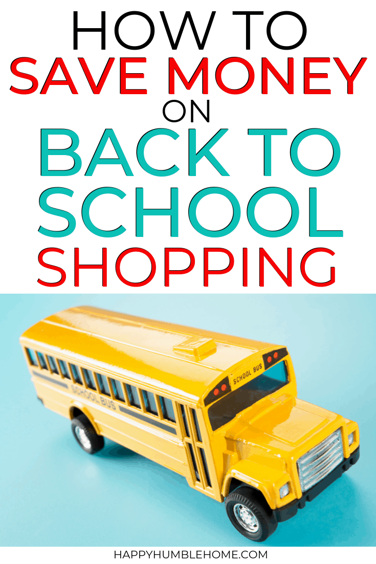 How to Save Money on back to School Shopping