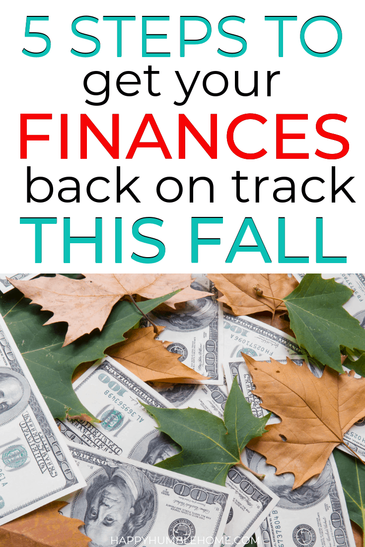 5 Steps to recover from summer spending and get Back on Track This Fall 
