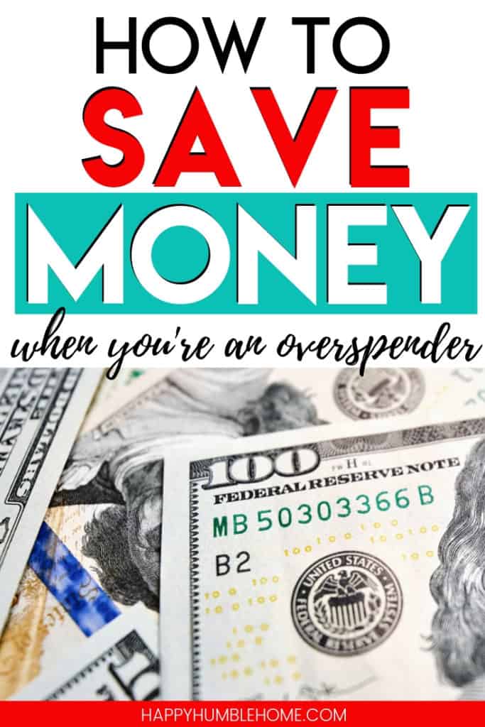 How to Save Money when you're an Overspender - If you're a natural spender and struggling to save money then you need to read this! Learn to stick to a budget, increase your savings, and improve your life. These tips can really work for anyone! 