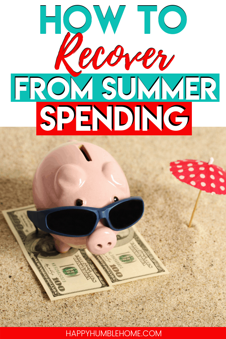 How to Recover from Summer Spending - These simple tips will get your family back on track this fall and increase your bank account without too much work. These easy ideas will set your family up for a successful school year! #summer #fall #savemoney #savingmoney #budget #family