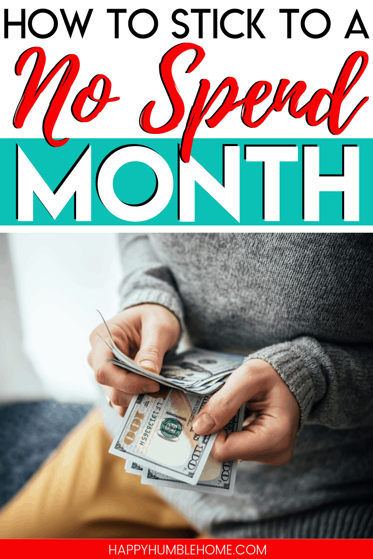How to do a No Spend Month - Learn the rules of the no spend challenge and the tips you need to get through it. This might be exactly the boost you need to get out of debt, get ahead with money, and finally reach your personal finance goals.