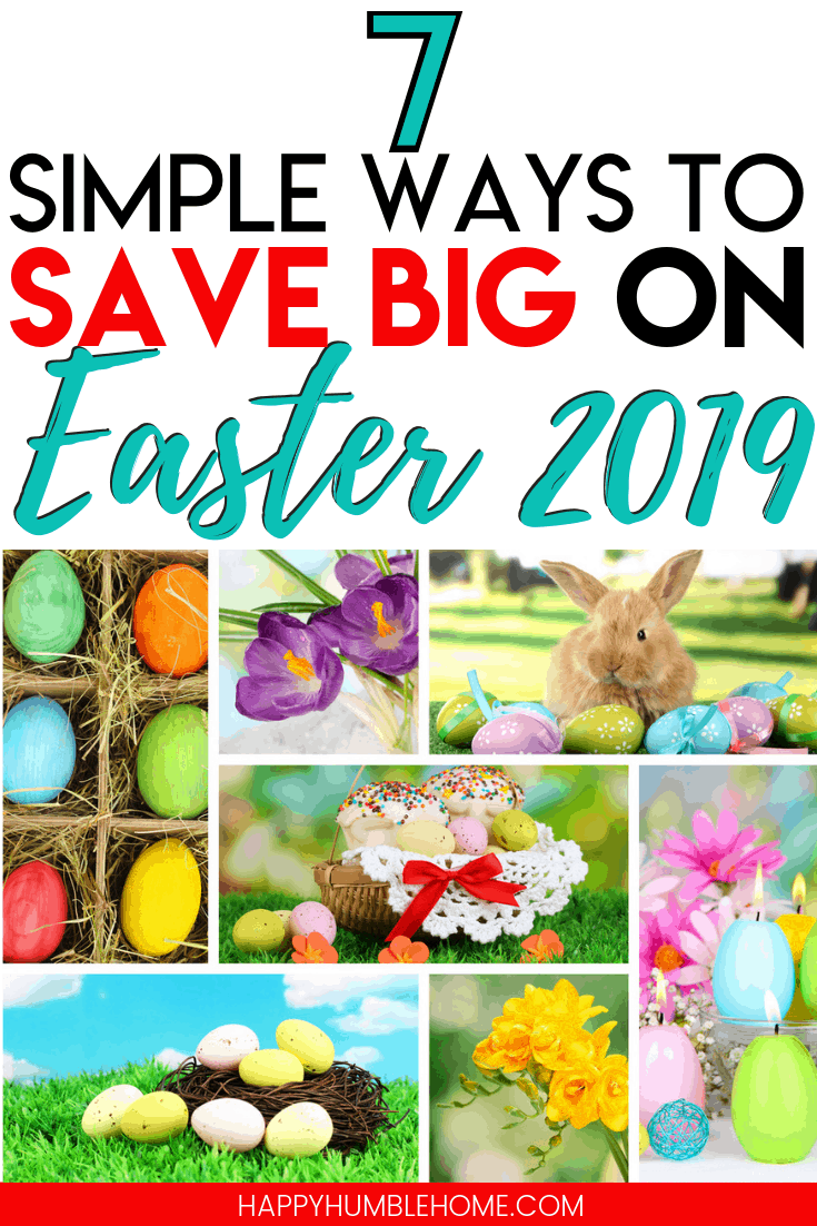 7 Simple Ways to Save Big on Easter 2019 - All those Easter decorations, Easter baskets, and especially the Easter eggs do not have to cost so much! Learn how to save money on your holiday fun without being too frugal! These tips are sure to make saving money easy! 