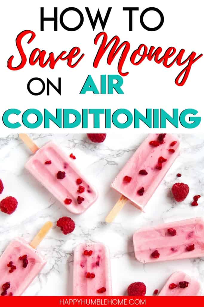 How to Save Money on Air Conditioning - Learn simple strategies to lower your electricity costs while you're running your central air this summer. You don't need to turn your A/C off to save money! You can stay cool and spend less with these 10 easy tips! 
