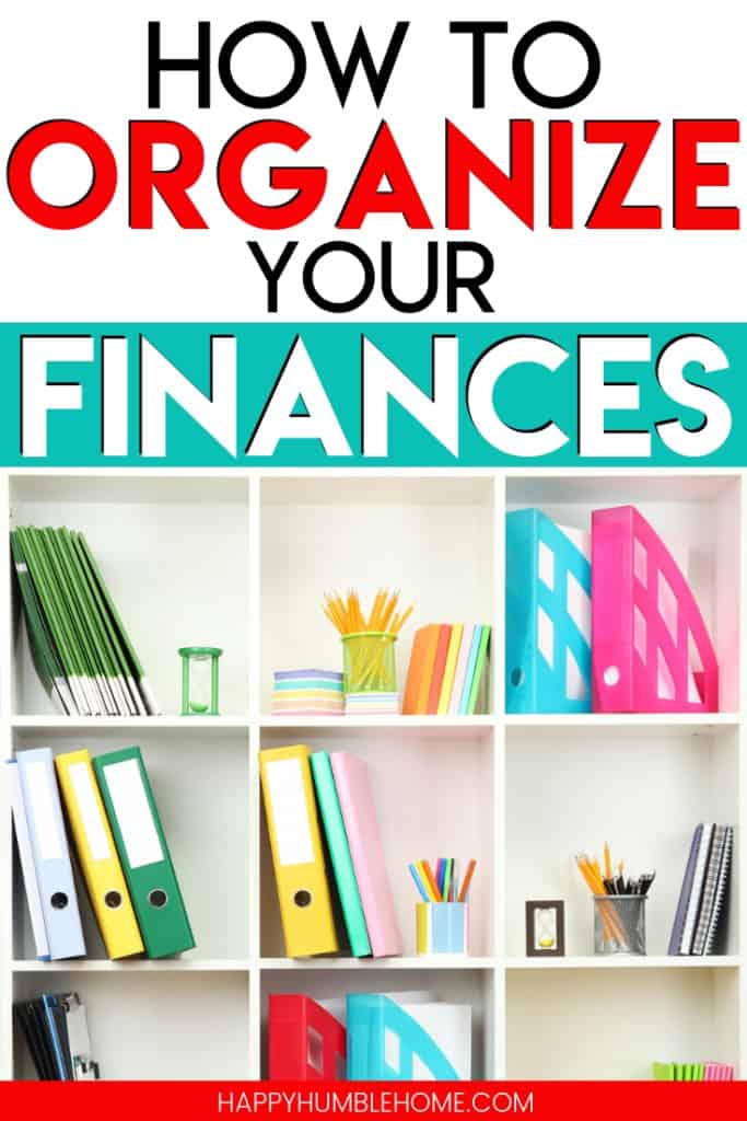 How to Organize your Finances