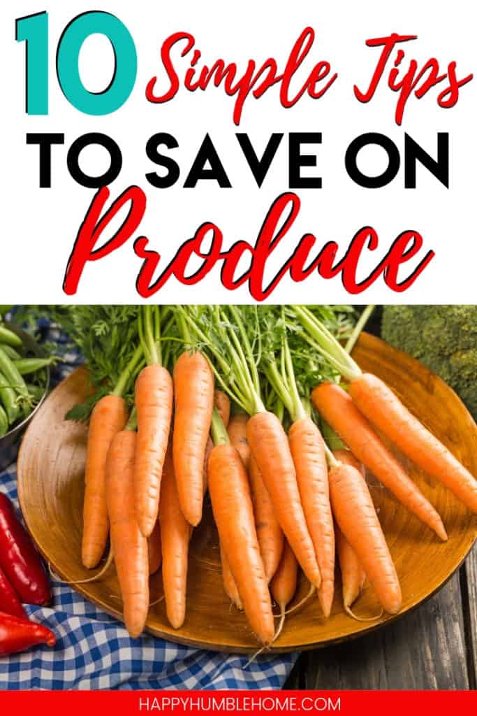 ways to save money on produce