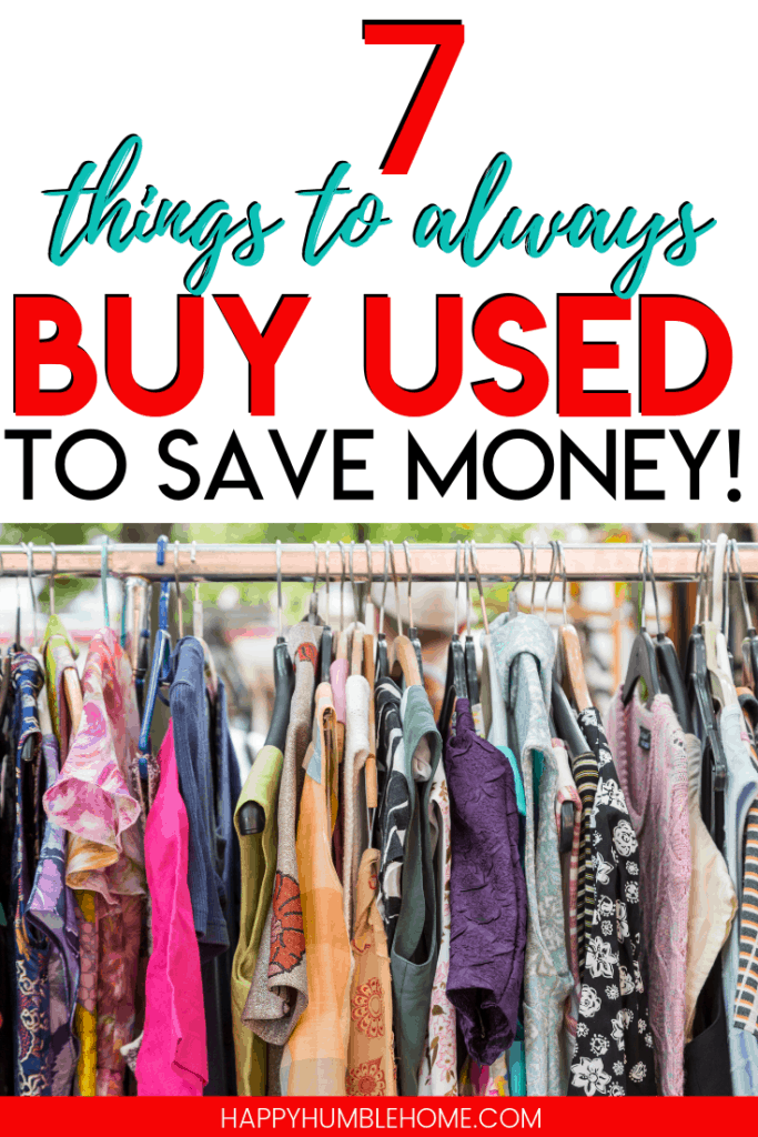 Things to Always Buy Used to Save Money - You'll be surprised at these things that you should always buy used when you're trying to save money. You should always buy these products used when you're trying to save money! things to buy used to save money
