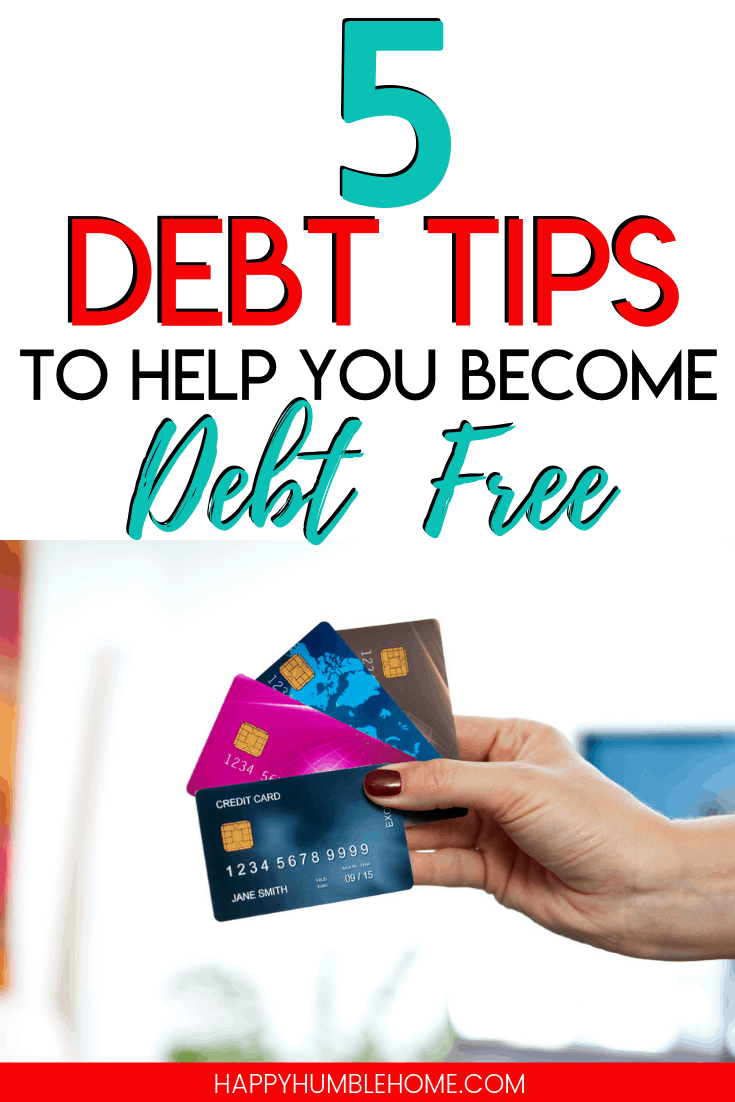 5 debt payoff tips to help you become debt free