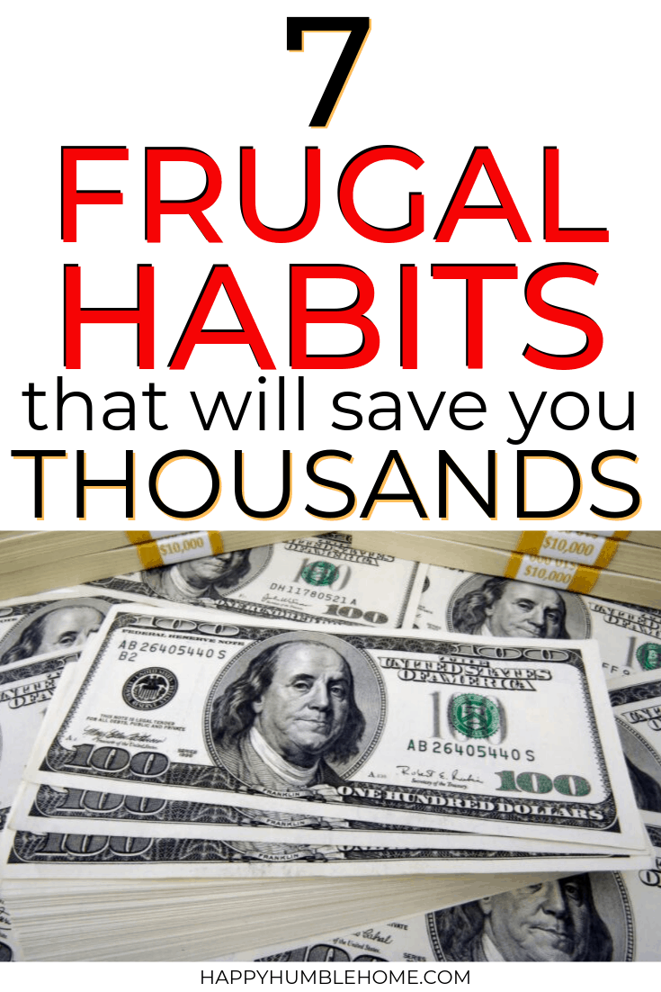 These frugal living habits will help you save so much money! These tips for beginners will make a homemade, DIY, Penny Pinching lifestyle within reach. You'll be able to pay off debt, save money for your big goals and reduce the stress with your personal finance. 